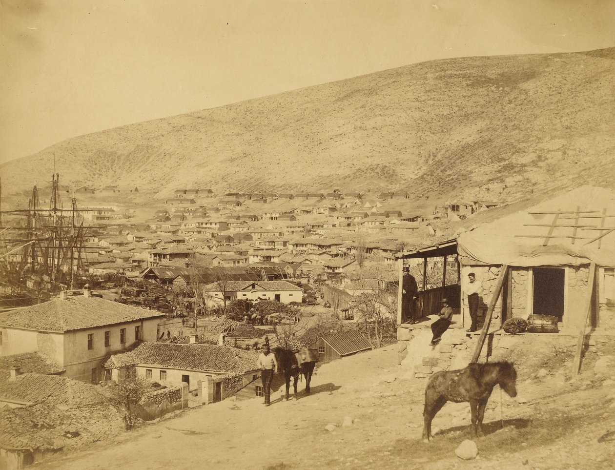 Město Balaklava od Roger Fenton