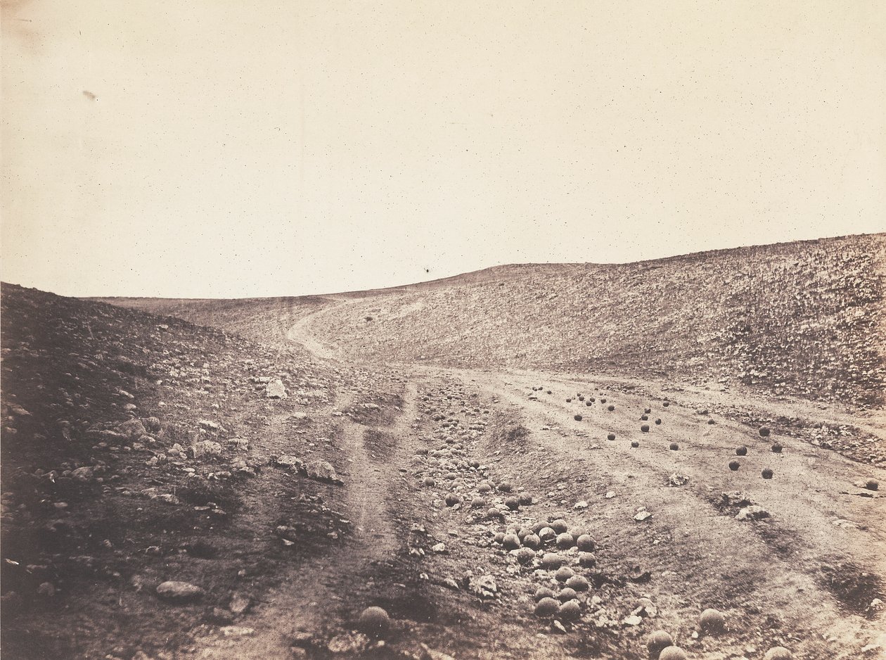 Údolí stínu smrti od Roger Fenton