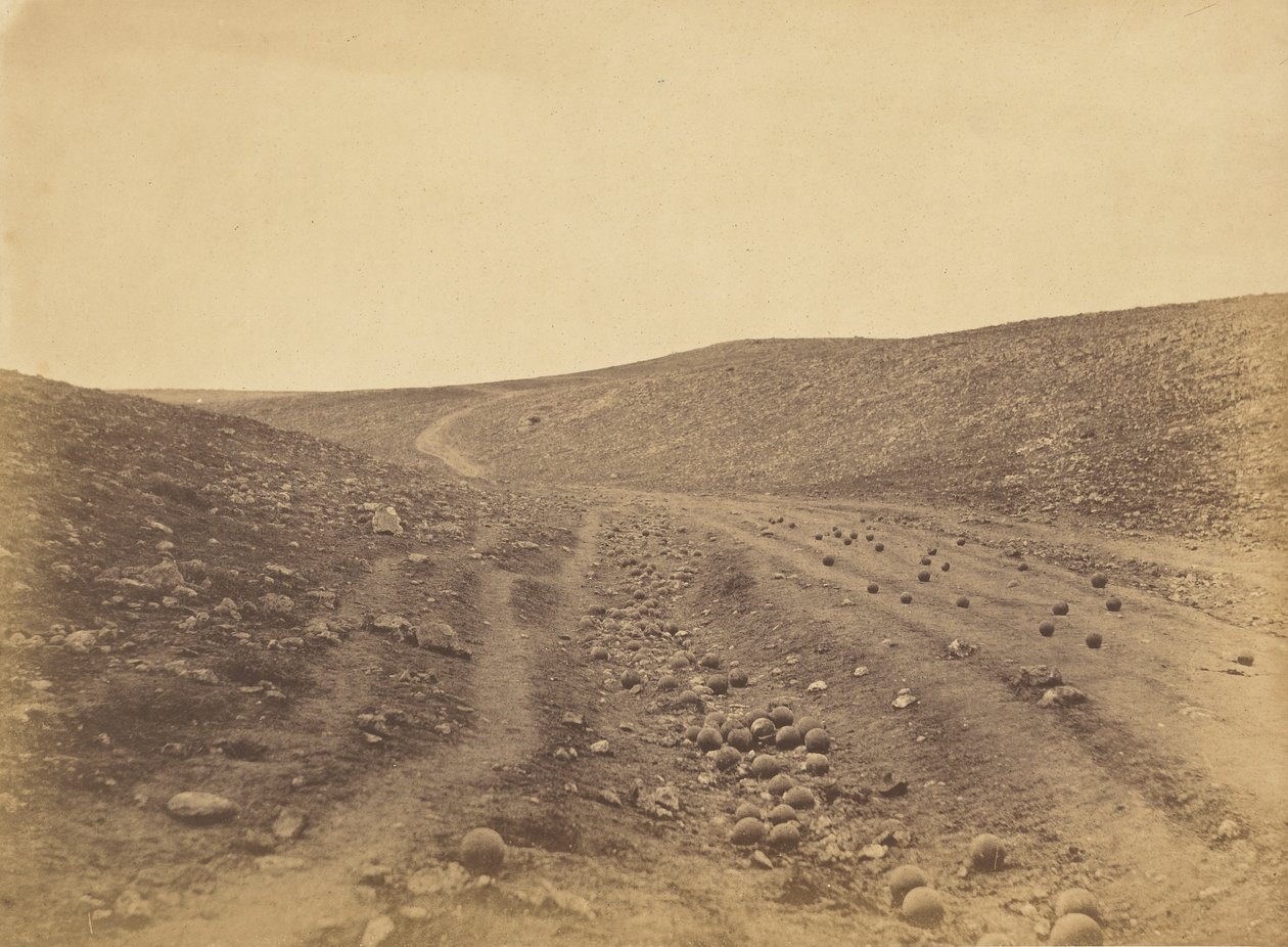 Údolí stínu smrti od Roger Fenton