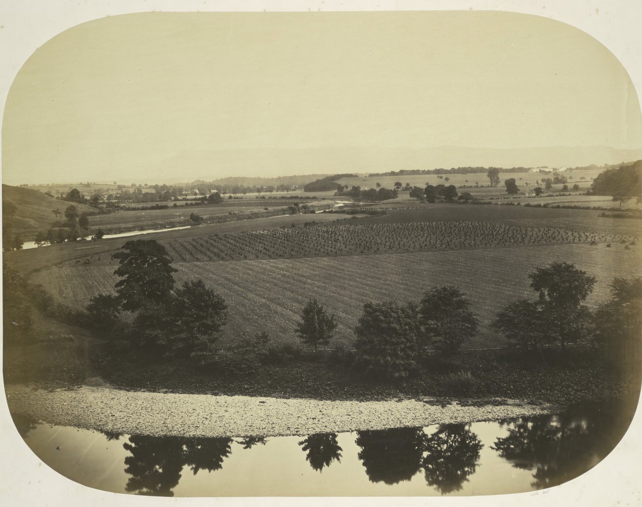 Valley of the Ribble a Pendle Hill, 1859. od Roger Fenton