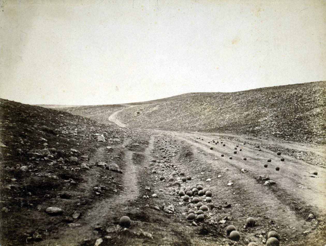 Údolí stínu smrti, Krym od Roger Fenton