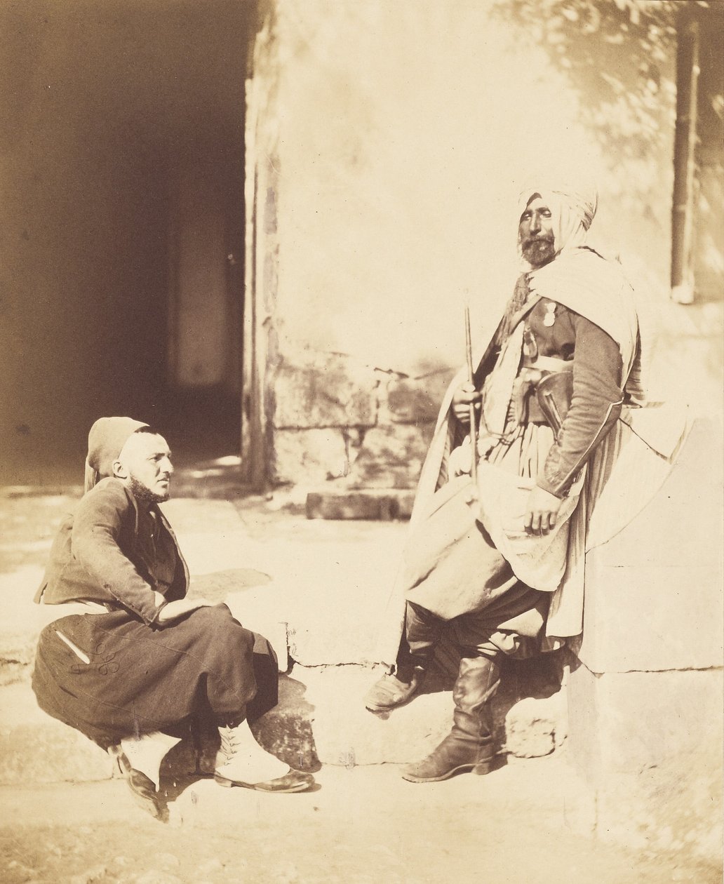 Zuáv a spahí, průvodci maršála Pélissiera od Roger Fenton
