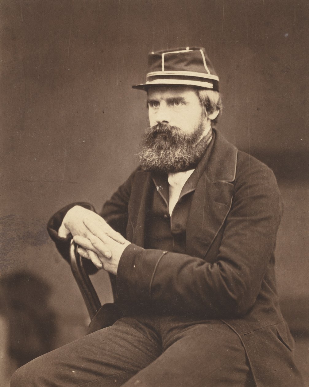 portrét muže ,c. 1855 (foto) od Roger Fenton