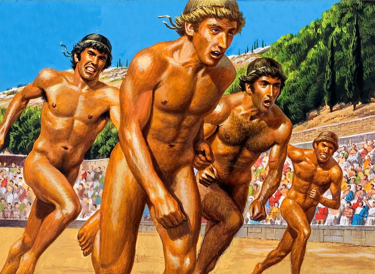 Olympijští běžci od Roger Payne