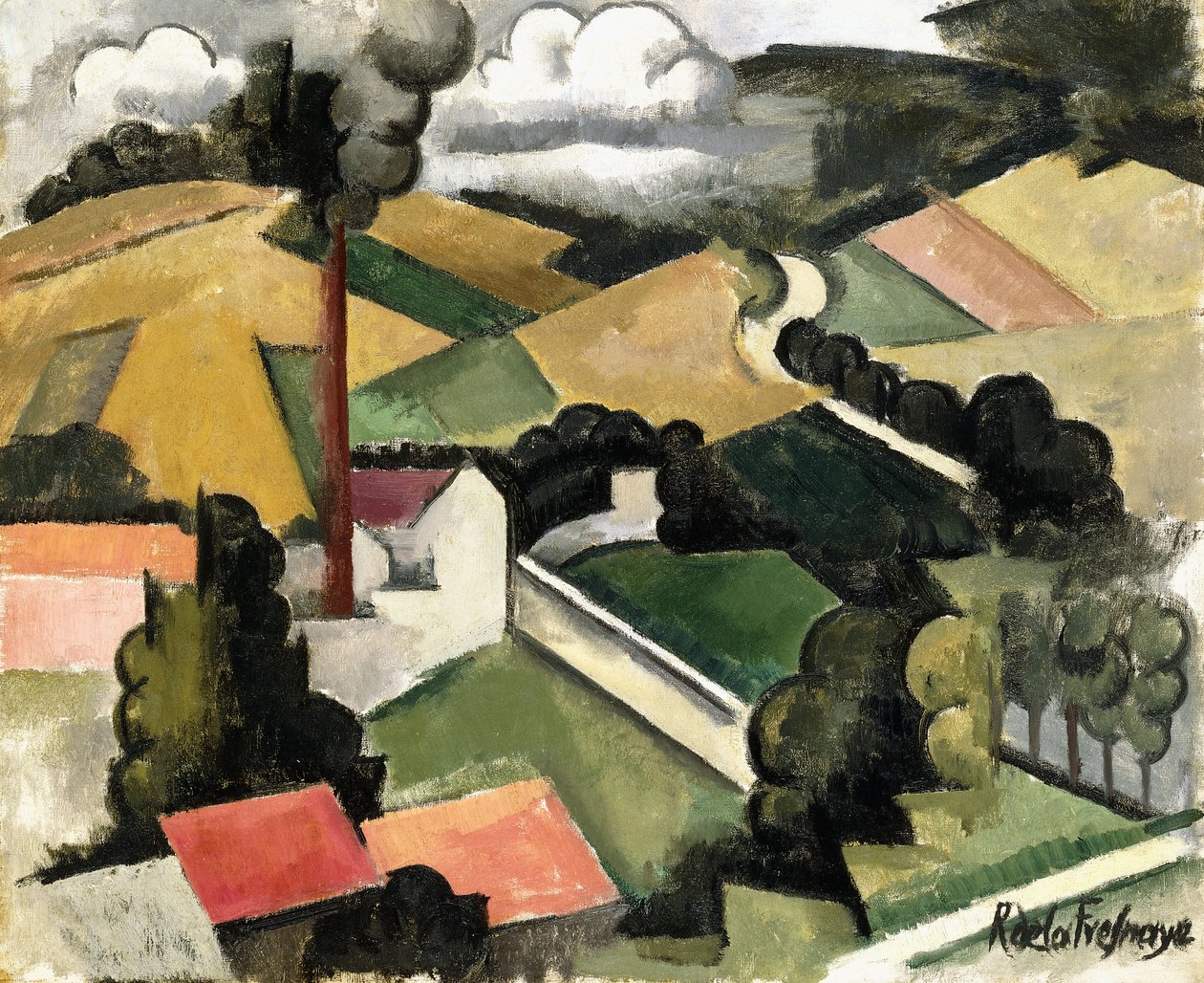 Továrna na krby od Roger de La Fresnaye