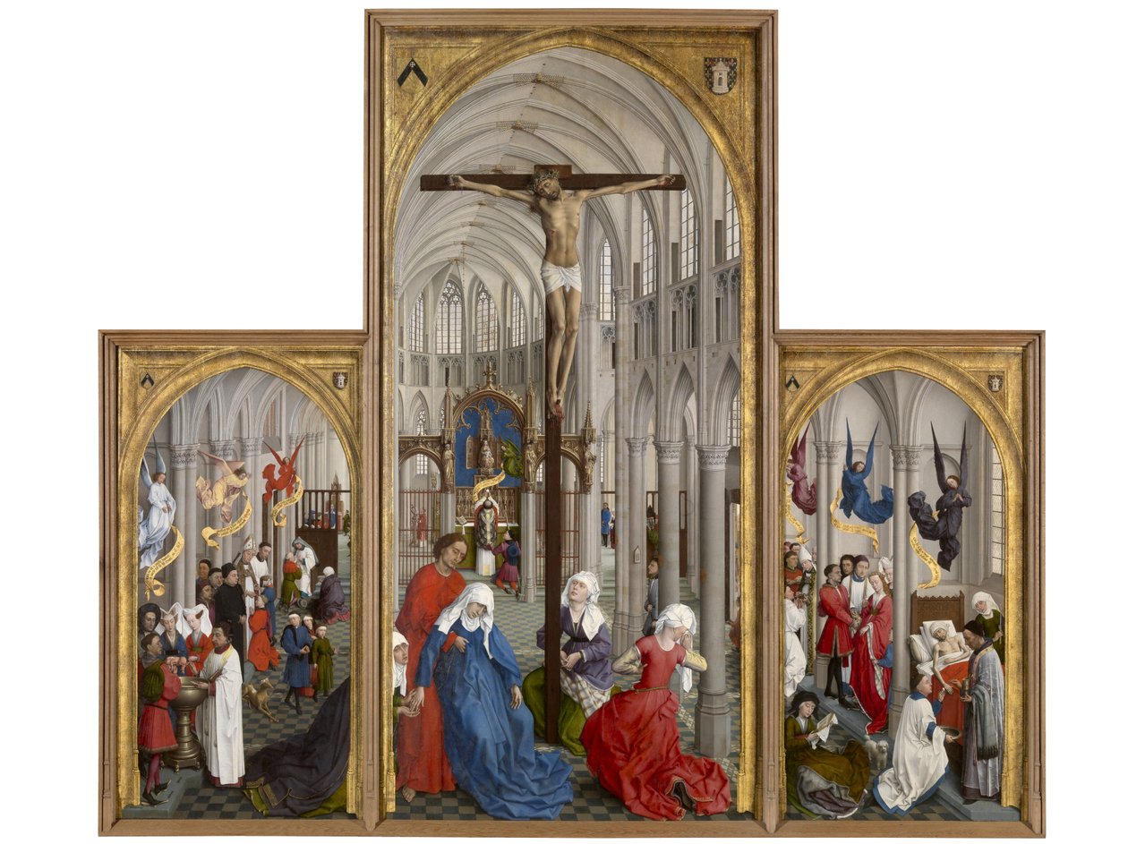 Sedm svátostí oltářní obraz od Rogier van der Weyden