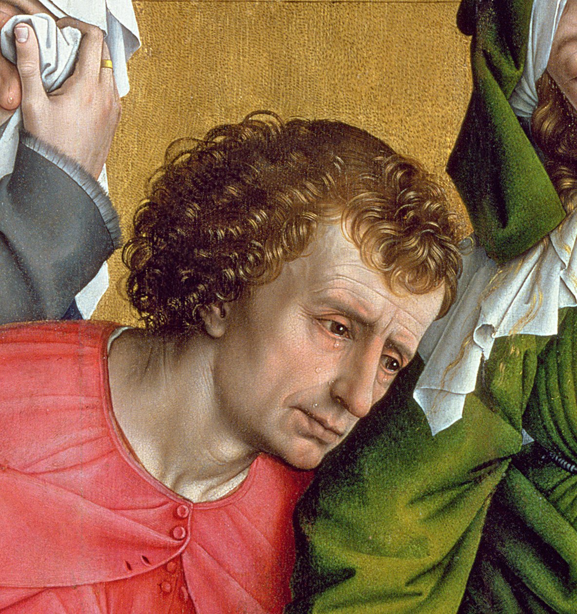 Sestup z kříže, kolem 1435 (detail 3756) od Rogier van der Weyden