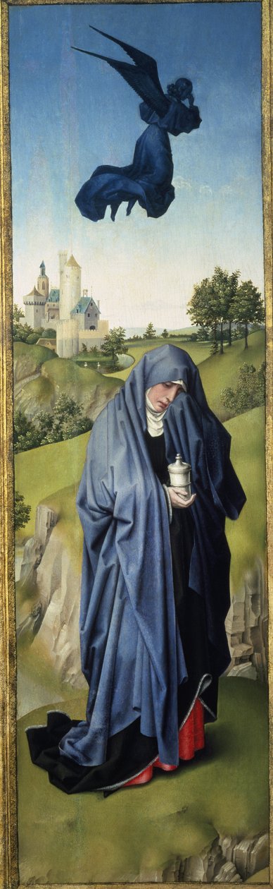 Marie Magdaleny, Triptych Ukřižování, kolem 1445 od Rogier van der Weyden