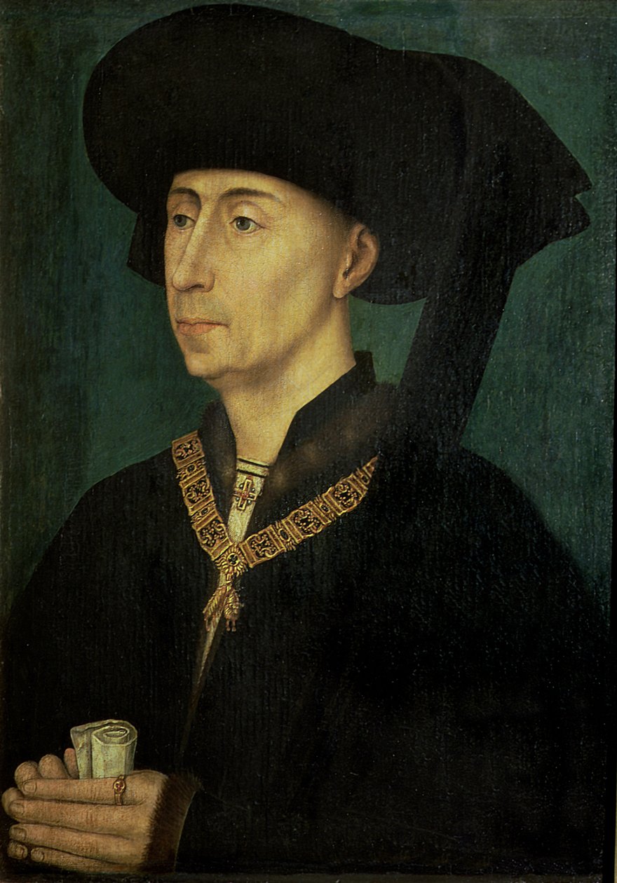 Portrét Filipa Dobrého (1396-1467) vévody z Burgundska od Rogier van der Weyden