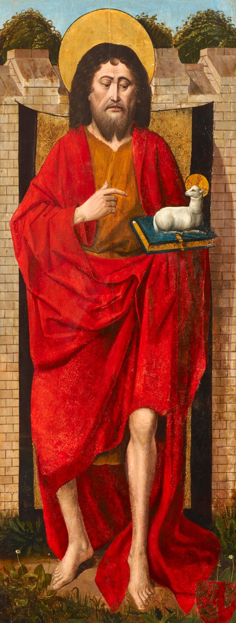 St. John the Baptist, vnější panel Weston Triptych, c.1480 od Rogier van der Weyden