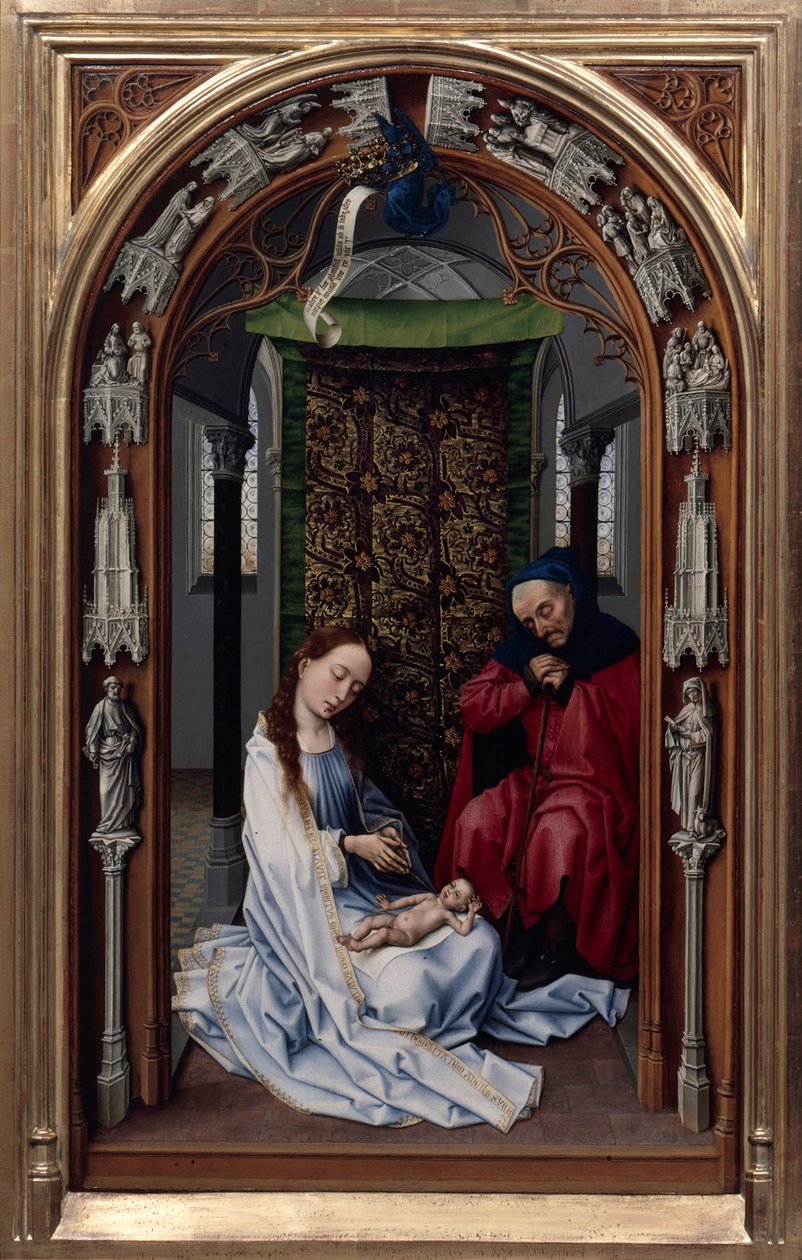 Oltář Panny Marie (Miraflores Altar) od Rogier van der Weyden