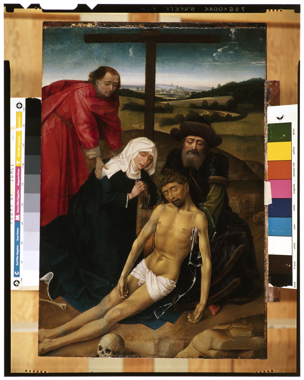 Oplakávání Krista, kolem 1460-75 od Rogier van der Weyden