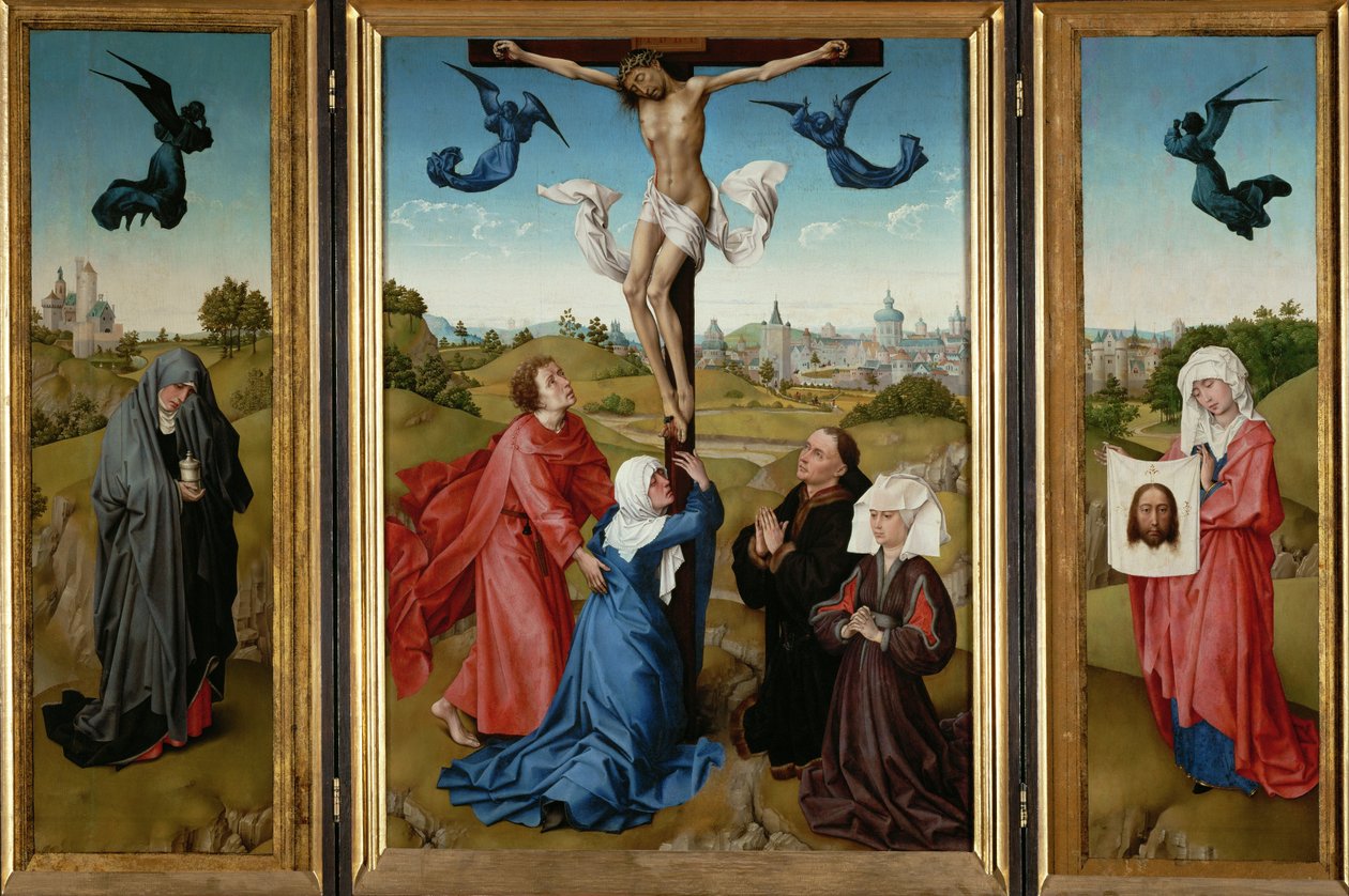 Triptych- Ukřižování od Rogier van der Weyden