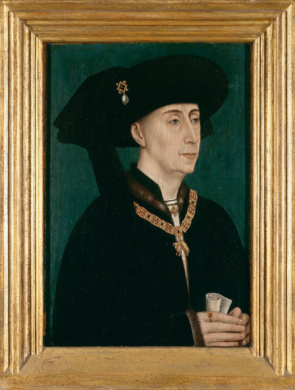 Philip the Good (olej na panelu) od Rogier van der (after) Weyden
