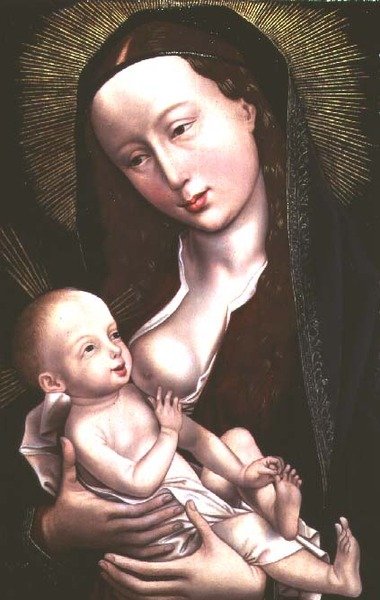 Madonna a dítě (panel) od Rogier van der (attr. to) Weyden