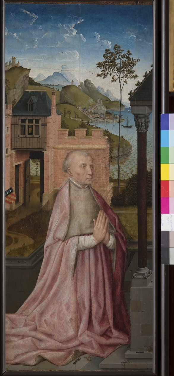 Oddaný v modlitbě, cca 1435 (tempera a olej na palubě) od Rogier van der (workshop of) Weyden