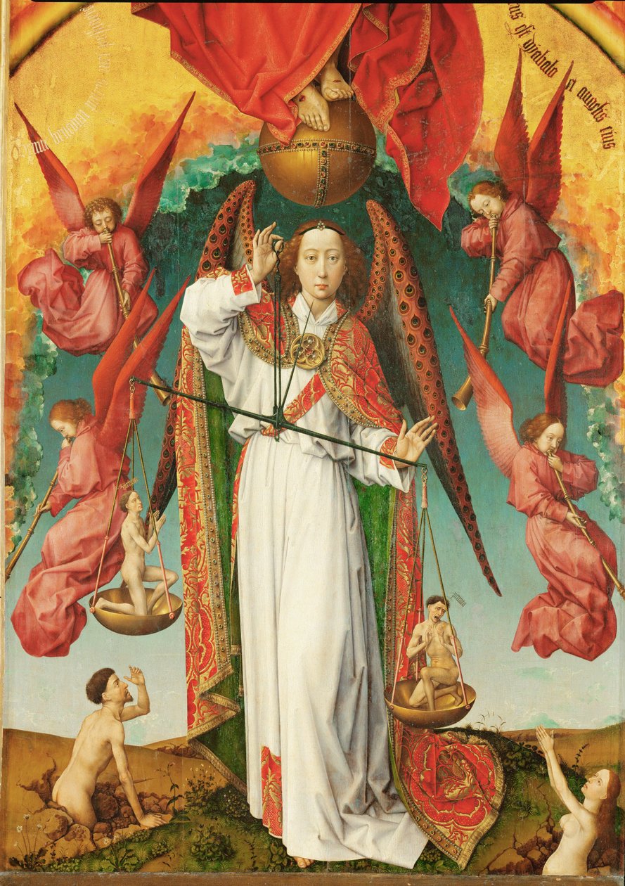 Oltář Posledního soudu ... (olej na dřevě) od Rogier van der Weyden