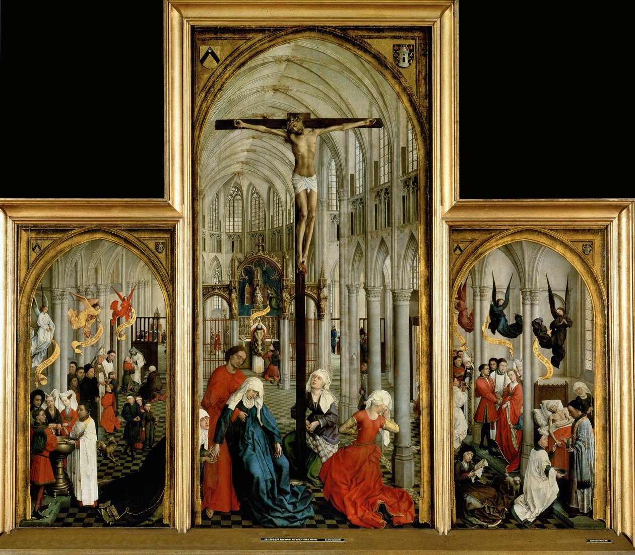 Oltář sedmi svátostí od Rogier van der Weyden