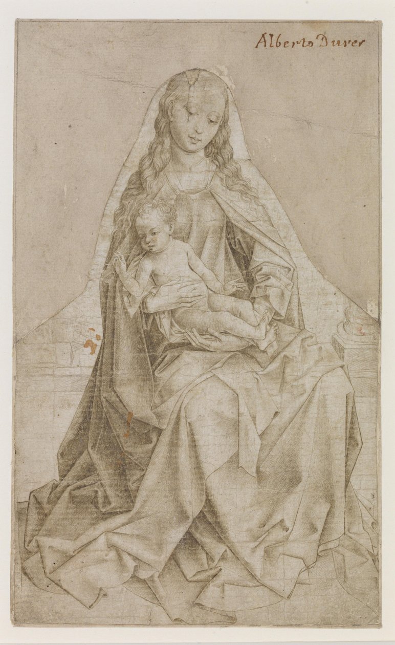 Madona s požehnáním dítěte Krista od Rogier van der Weyden