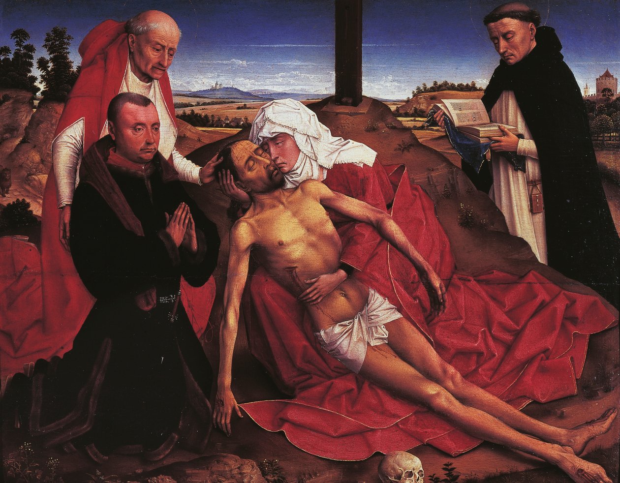 Pieta, Rogier van der Weyden (1399-1464) od Rogier van der Weyden