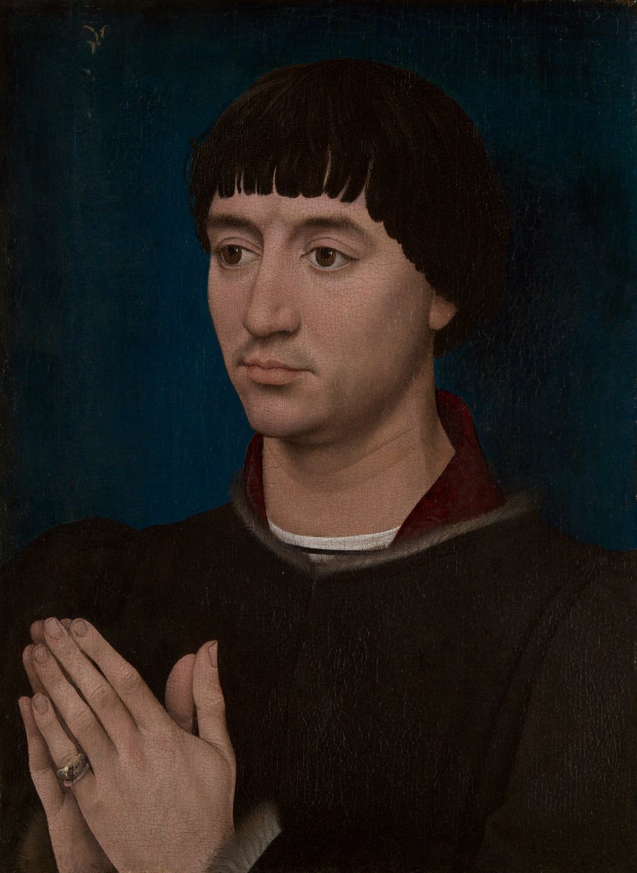 Portrét Jeana Grose (recto); erb Jeana Grose (verso) od Rogier van der Weyden