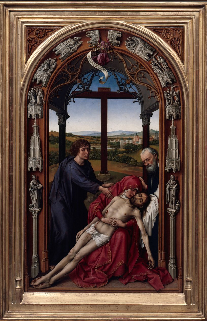 Oltář Panny Marie Miraflores Oltář, c. 1440 od Rogier van der Weyden