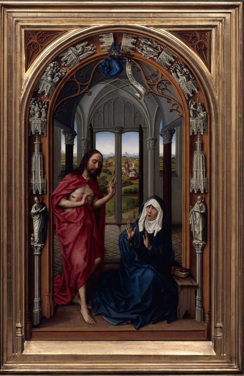 Oltář Panny Marie Miraflores Oltář, c. 1440 od Rogier van der Weyden