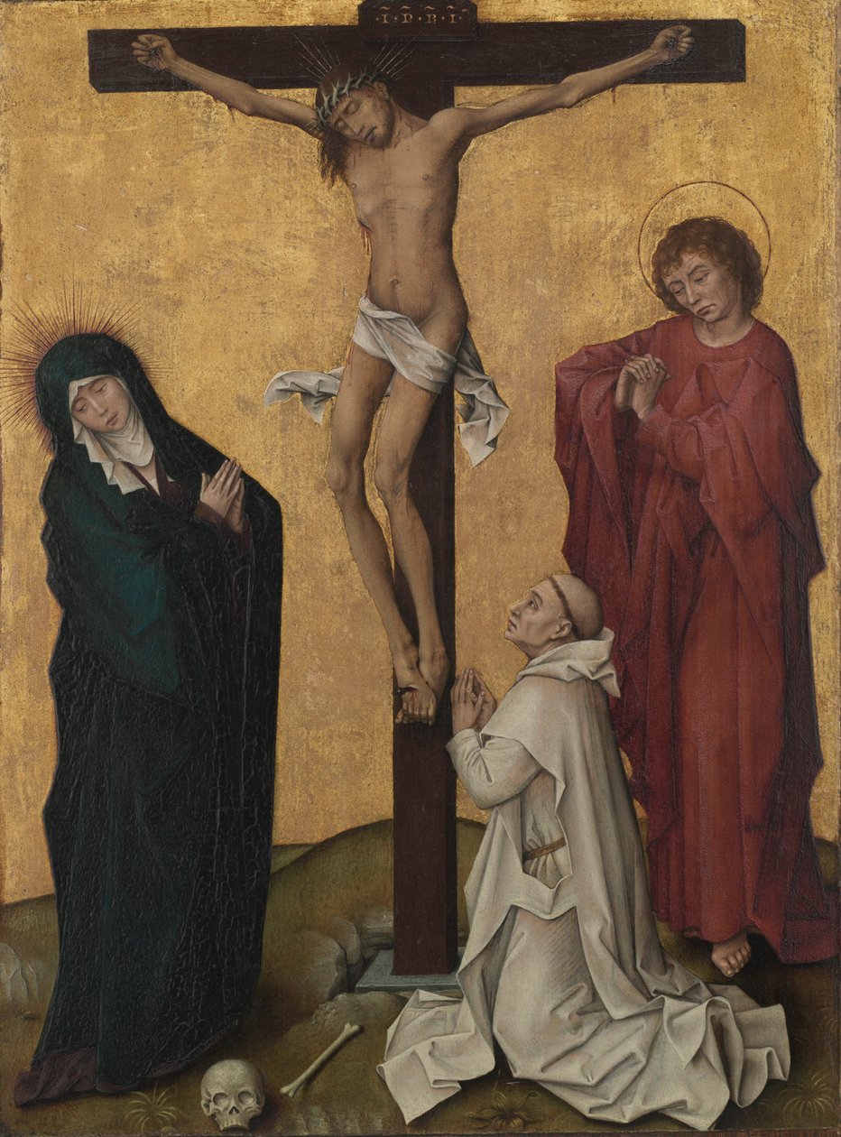Ukřižování s kartuziánským mnichem, c. 1460. od Rogier van der Weyden