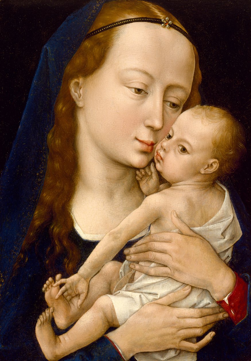 Panna s dítětem, po roce 1454 (olej na desce) od Rogier van der Weyden