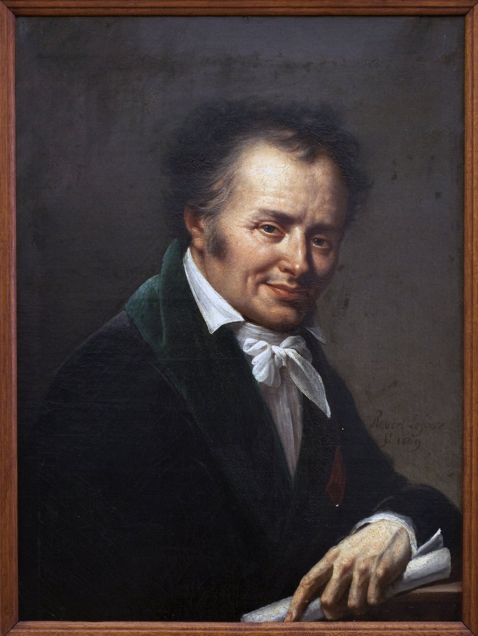 Portrét Dominique Vivant Denon (1747-1825). Obraz Rolanda Lefevre (1755-1830), Olej na plátně od Roland Lefevre
