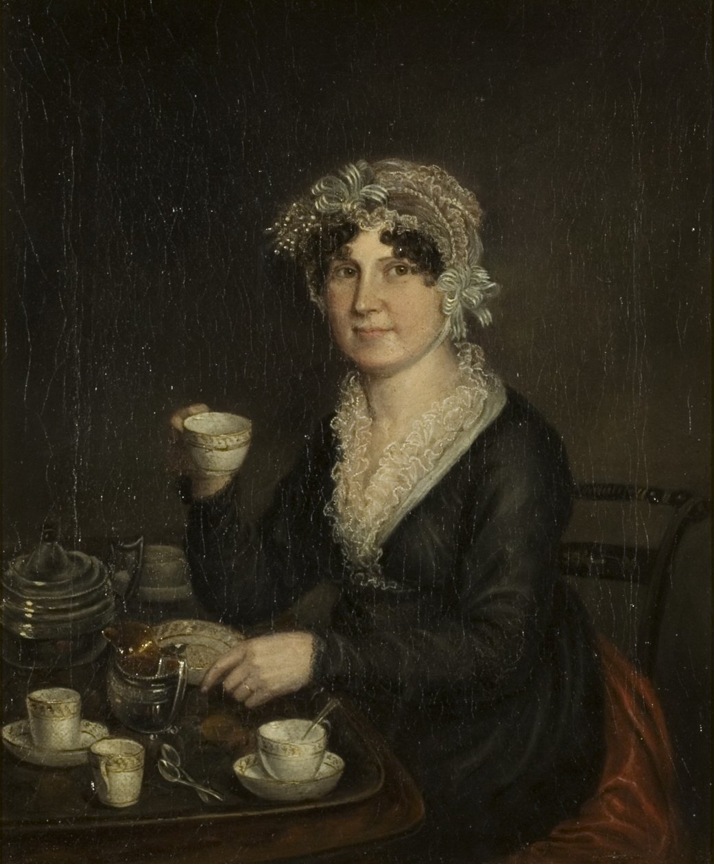 Portrét paní Ellen Sharplesové, kolem roku 1814 (olej na plátně) od Rolinda Sharples