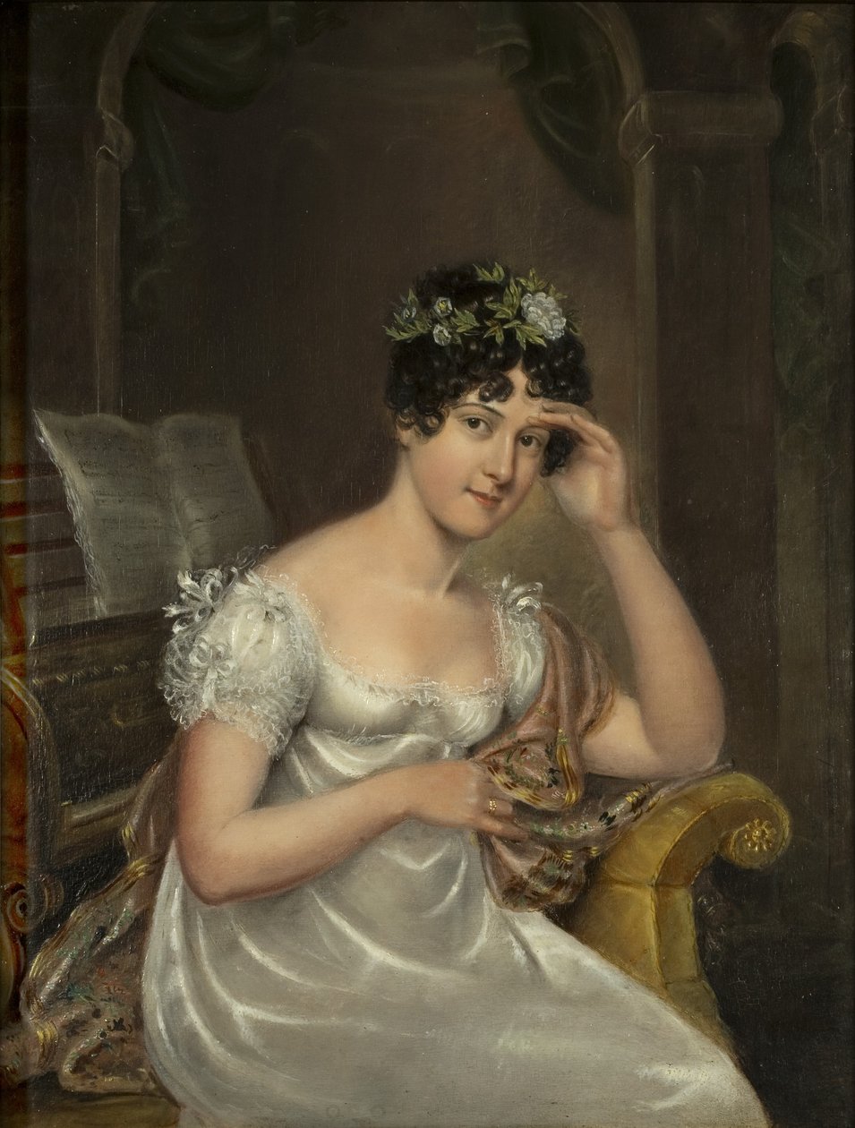 Autoportrét, cca 1814 (olej na plátně) od Rolinda Sharples