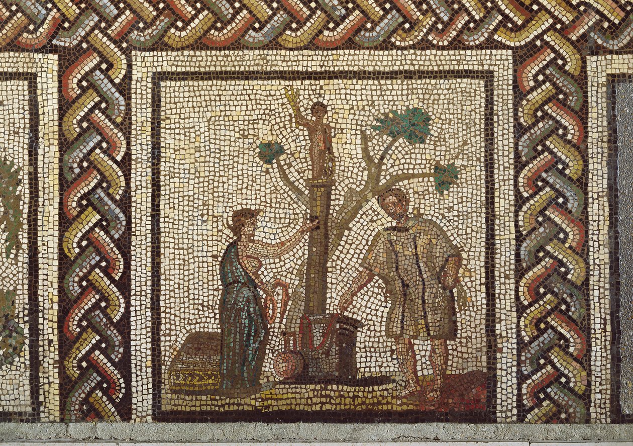 Oběť Ceres, ze Saint-Romain-en-Gal (mozaika) od Roman