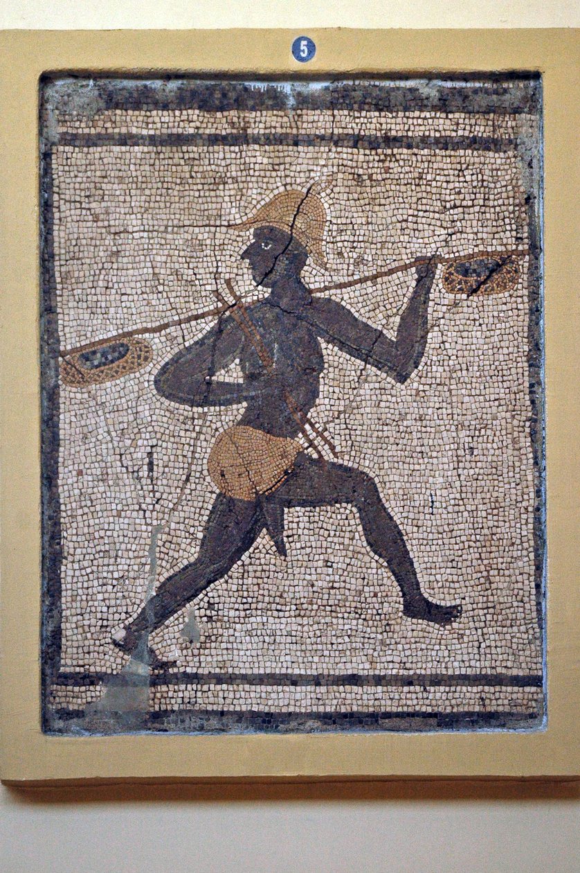 Černý rybář z Antakye (mozaika) od Roman