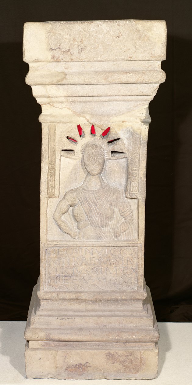 Oltář z Mithraea, Carrawburgh, cca 300 př.nl od Roman