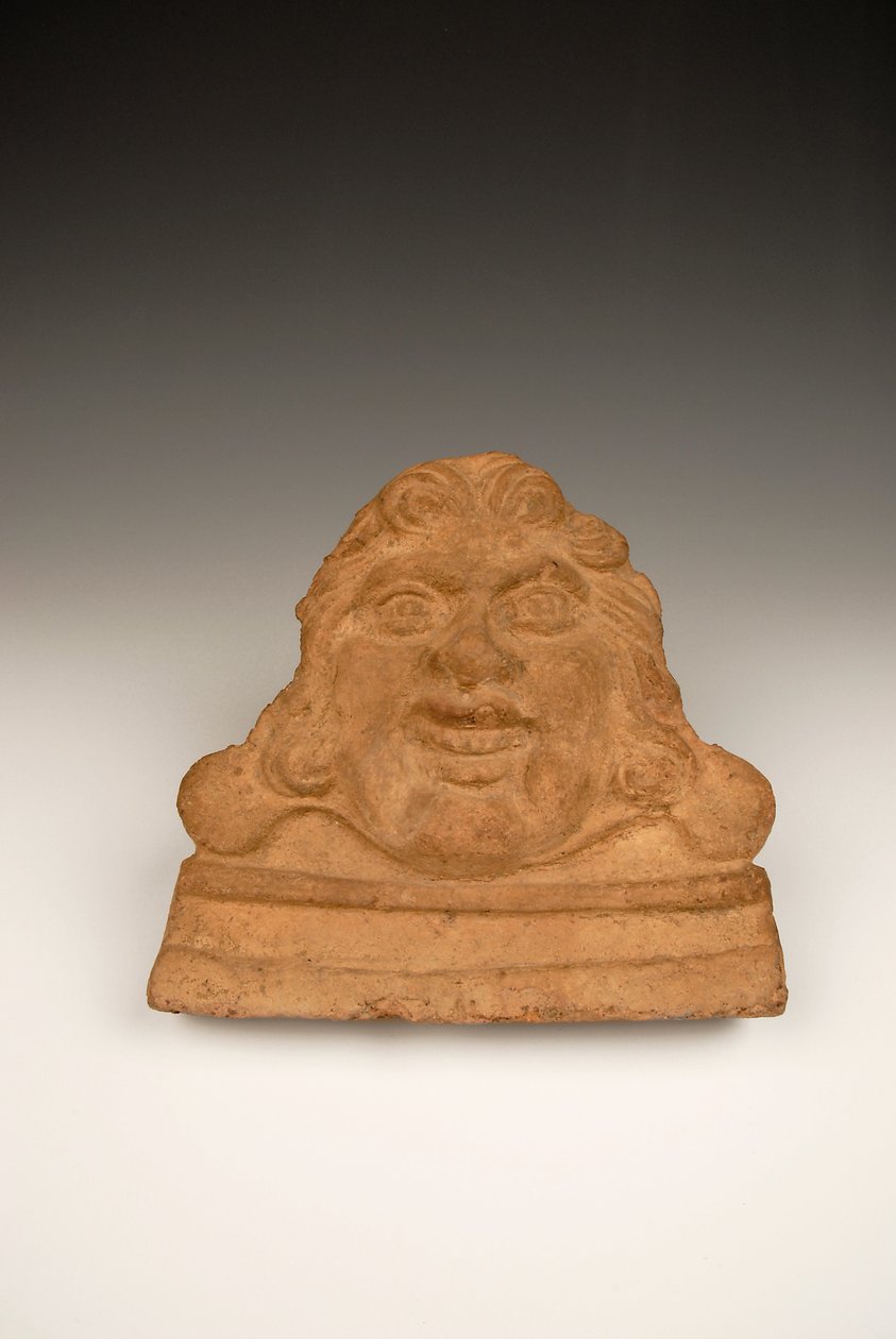 Antefix v podobě hlavy Gorgony, 1.-2. století našeho letopočtu (terakota) od Roman