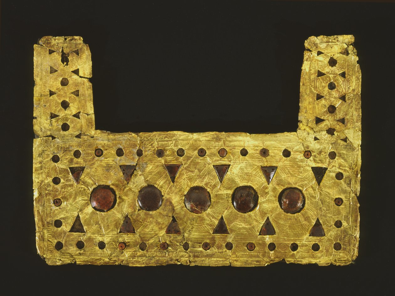 Náprsník z hrobky Castlellani v Palestrině (zlato a jantar) od Roman