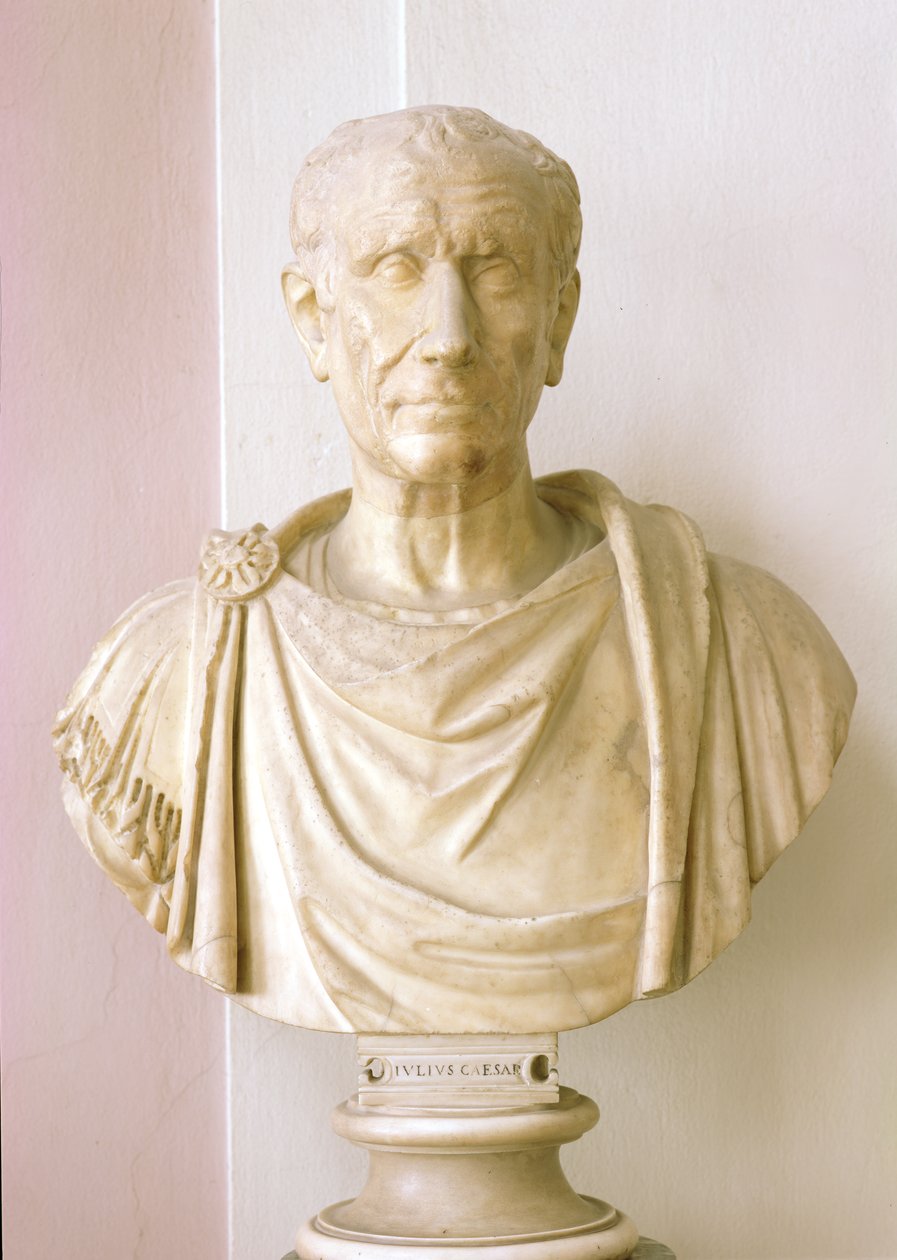 Busta Julia Caesara (100-44 př.nl) (mramor) od Roman
