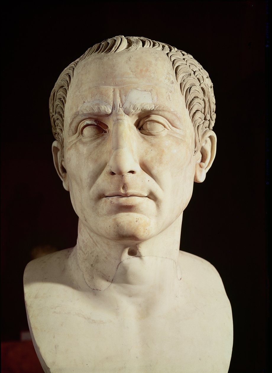 Busta Julia Caesara (100-44 př.nl) (mramor) od Roman