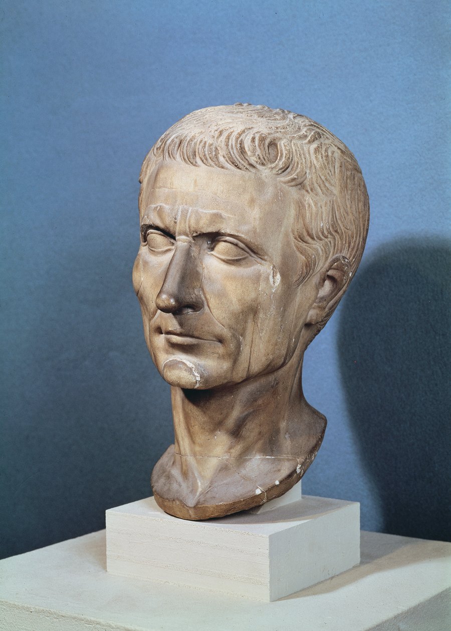 Busta Julia Caesara (100-44 př.nl) (mramor) od Roman