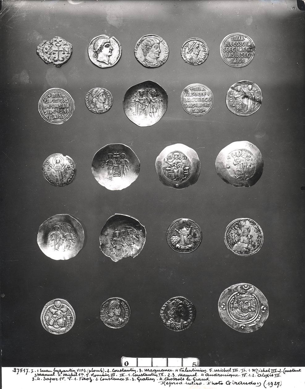 Byzantské, římské a sásánovské mince, 04-12. století od Roman