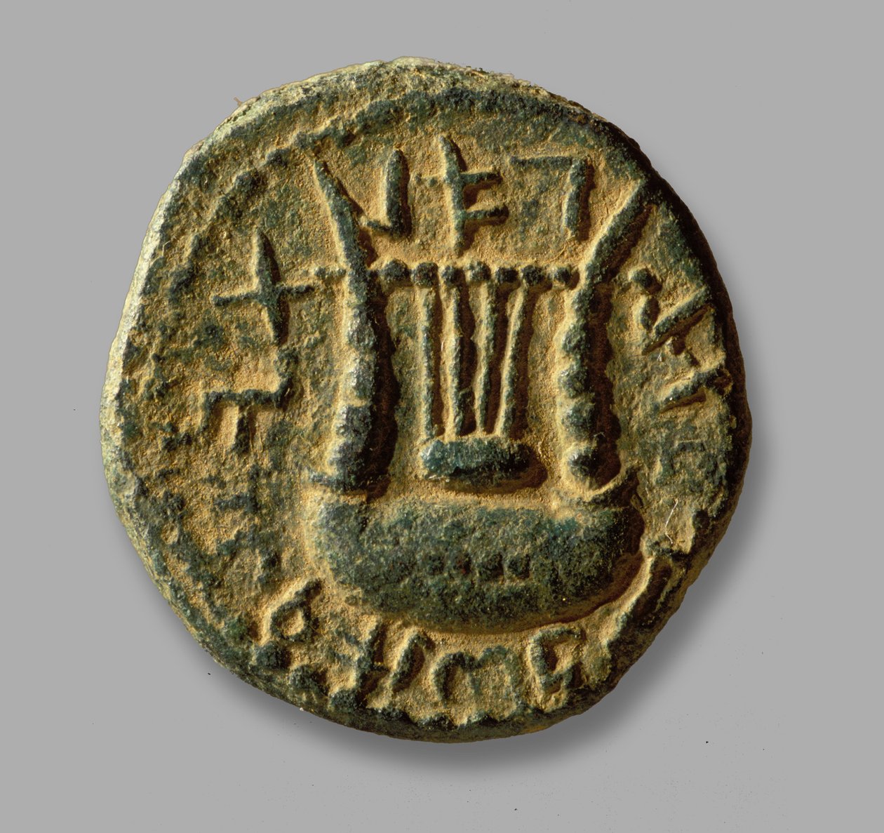 Mince připomínající povstání Bar-Kokhba proti Římanům, 132-133 (bronz) od Roman