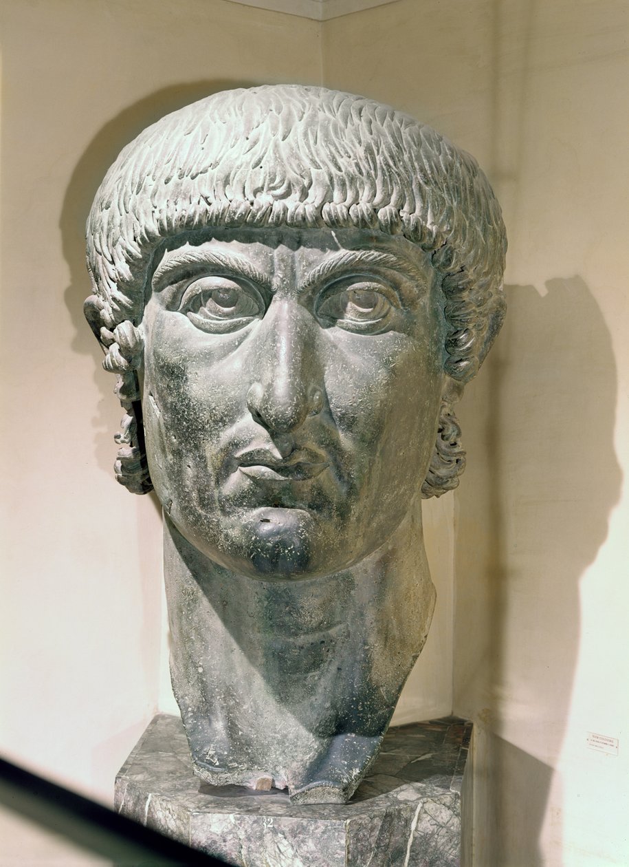Kolosální hlava císaře Konstantina I. „Velkého“ od Roman