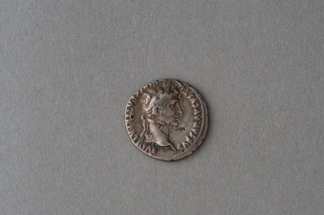 Denár Augustův (stříbrný) od Roman