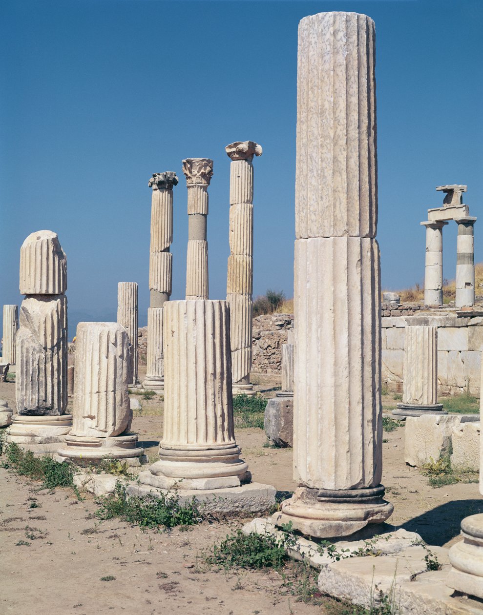 Detail sloupů na fotografii Agora Horního trhu od Roman