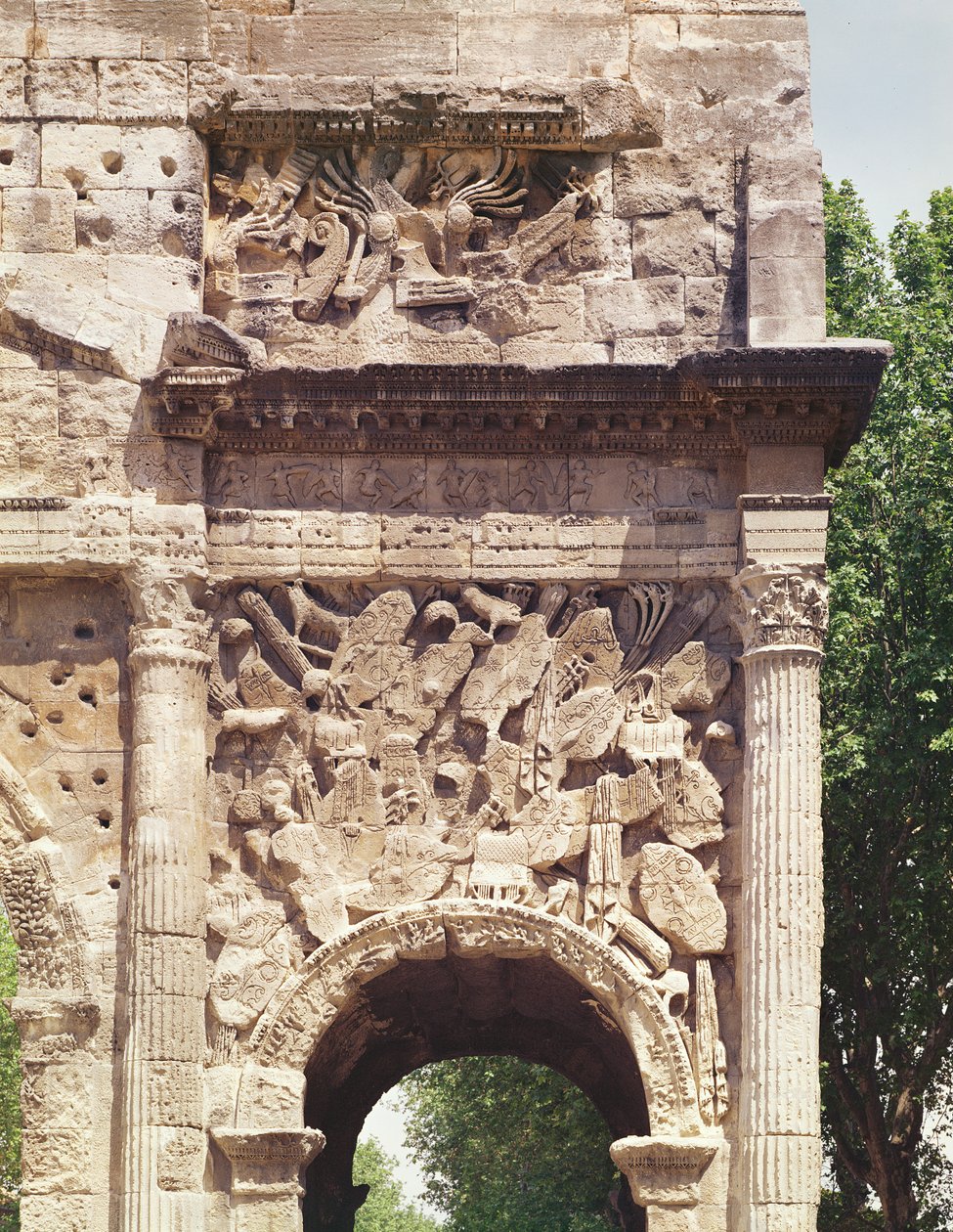 Detail bojovníků z pravého oblouku Arc de Triomphe fotografie od Roman