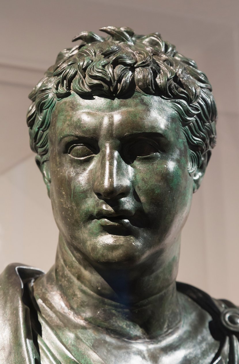 Eumenes II., zakladatel knihovny Pergamon, cca 50 př.nl (bronz) od Roman