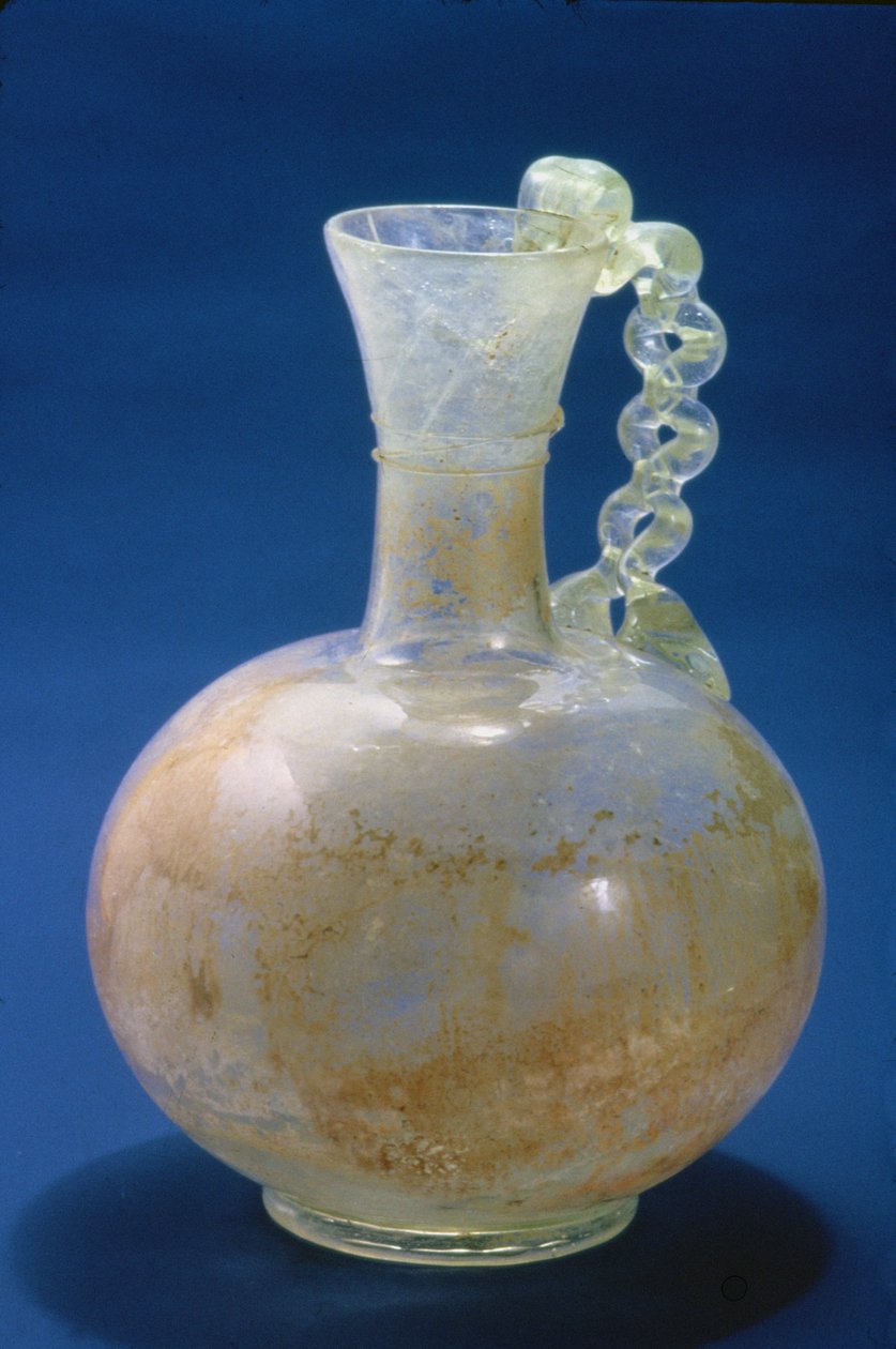 Skleněný džbán, římský, 3. století (sklo) od Roman