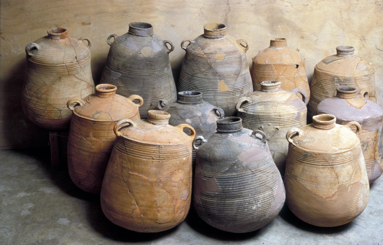 Velké skladovací nádoby z Jeruzaléma (terakota) od Roman
