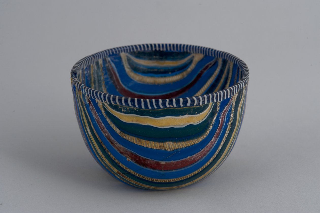 Millefiori šálek (skleněný) od Roman